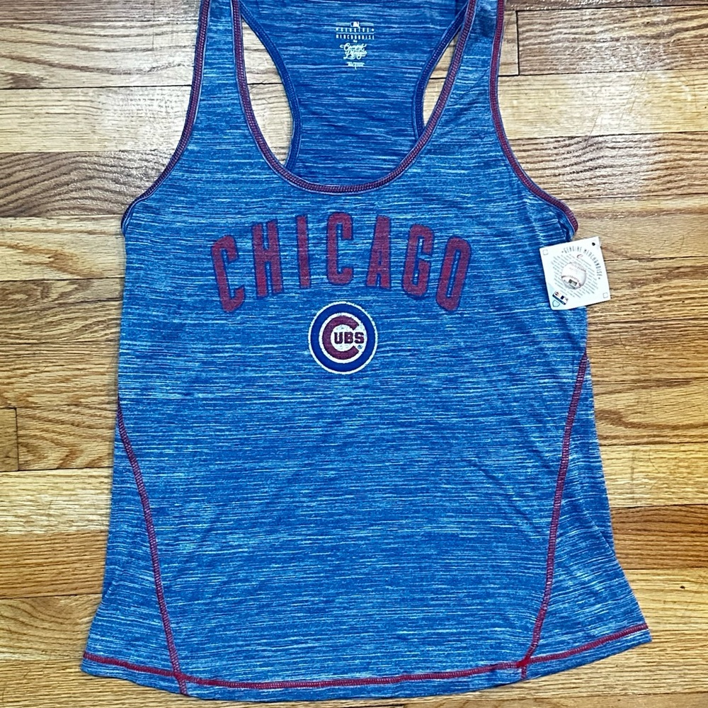 Chicago Cubs Women's Blue Tank Top
